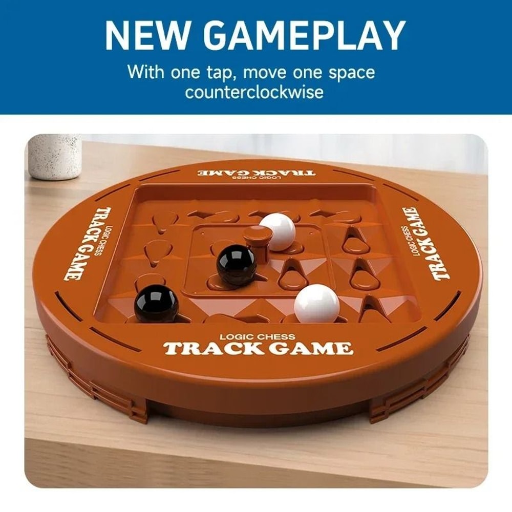 Logic Chess Track Game Two Player Strategy Brain Training Toy 7