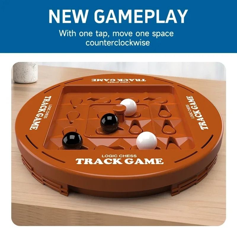 Logic Chess Track Game Two Player Strategy Brain Training Toy 7