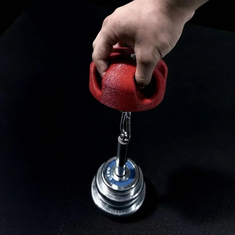 Pinch Block Grip Trainer Gym Pulley Weight Attachment For Strength Training 6
