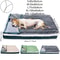 Winter Dog Bed Fleece Detachable Washable Pet Blanket Mat 4