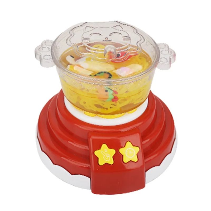 Kids Electric Hot Pot Kitchen Playset With Bubble Light And Sound 5