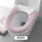 Extra Thick Universal Toilet Seat Cover Pad With Button Fastener 2