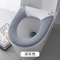 Extra Thick Universal Toilet Seat Cover Pad With Button Fastener 0