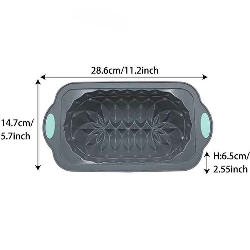 Versatile Silicone Bakeware Set With Non Stick Cake And Chocolate Molds 6