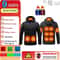 23 Zone USB Heated Jacket Winter Self Heating Coat For Men And Women 8