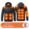 23 Zone USB Heated Jacket Winter Self Heating Coat For Men And Women 6