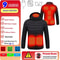23 Zone USB Heated Jacket Winter Self Heating Coat For Men And Women 10