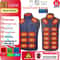 23 Zone USB Heated Jacket Winter Self Heating Coat For Men And Women 13
