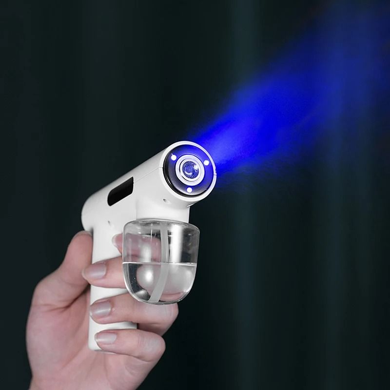 Portable Electric Disinfection Spray Gun With Blue Light And Rechargeable Battery 6