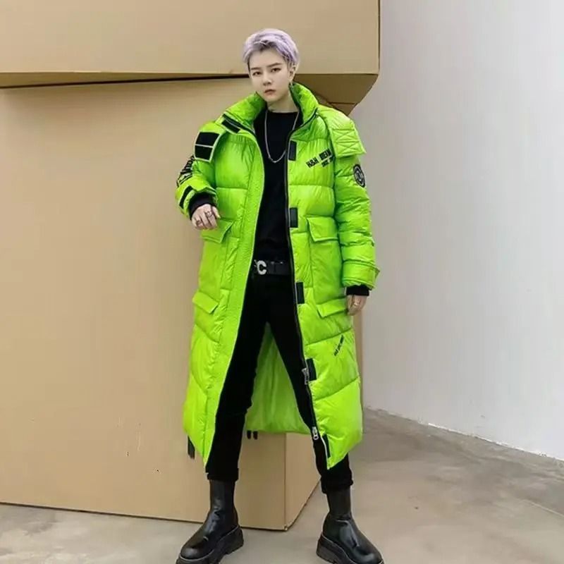 Luxury Long White Duck Down Jacket Waterproof Hooded Winter Coat 3