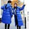 Luxury Long White Duck Down Jacket Waterproof Hooded Winter Coat 6