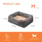 Jumbo Orthopedic Memory Foam Dog Bed With Bolstered Sofa Design 0