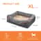 Jumbo Orthopedic Memory Foam Dog Bed With Bolstered Sofa Design 2