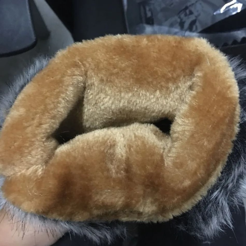 Womens Mid Calf Winter Snow Boots With Warm Fur Lining 3