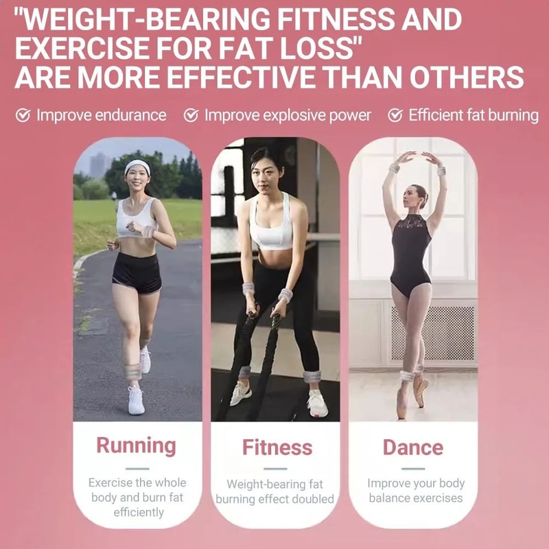 2 Piece Adjustable Ankle Weights For Yoga Running And Fitness Training 18