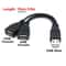 USB 20 Y Splitter Cable 1 Male To 2 Female Extension Adapter 1