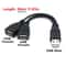 USB 20 Y Splitter Cable 1 Male To 2 Female Extension Adapter 2