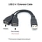 USB 20 Y Splitter Cable 1 Male To 2 Female Extension Adapter 9
