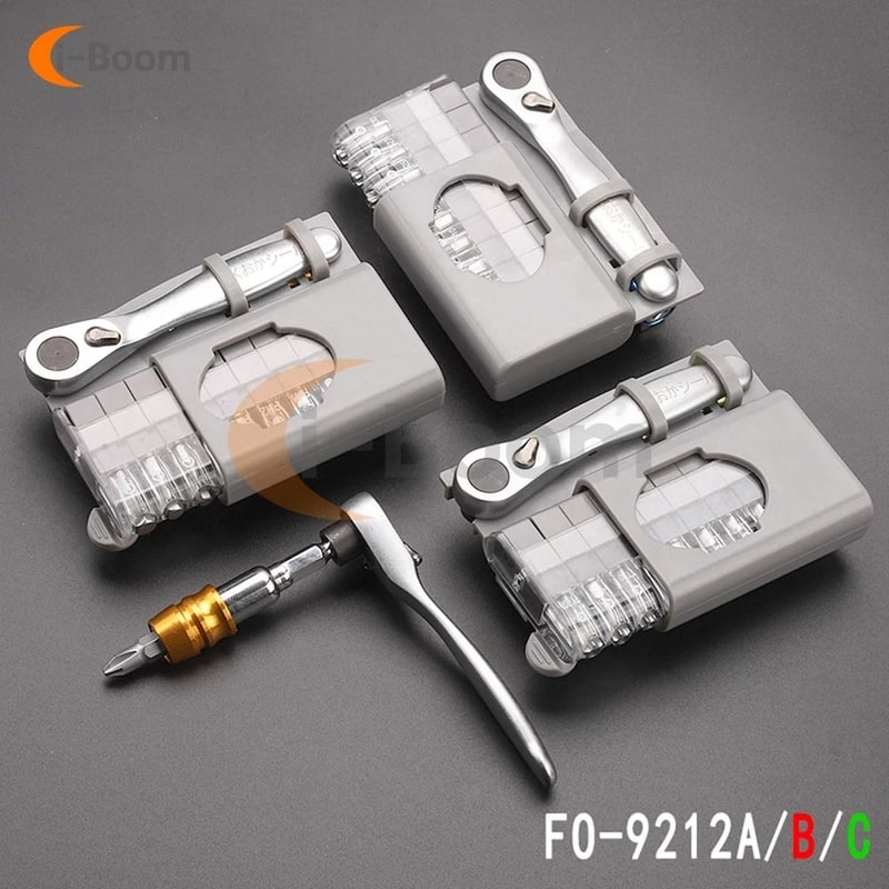 Multifunction Ratchet Screwdriver Set With Torque Wrench And Multi Bit Kit 0