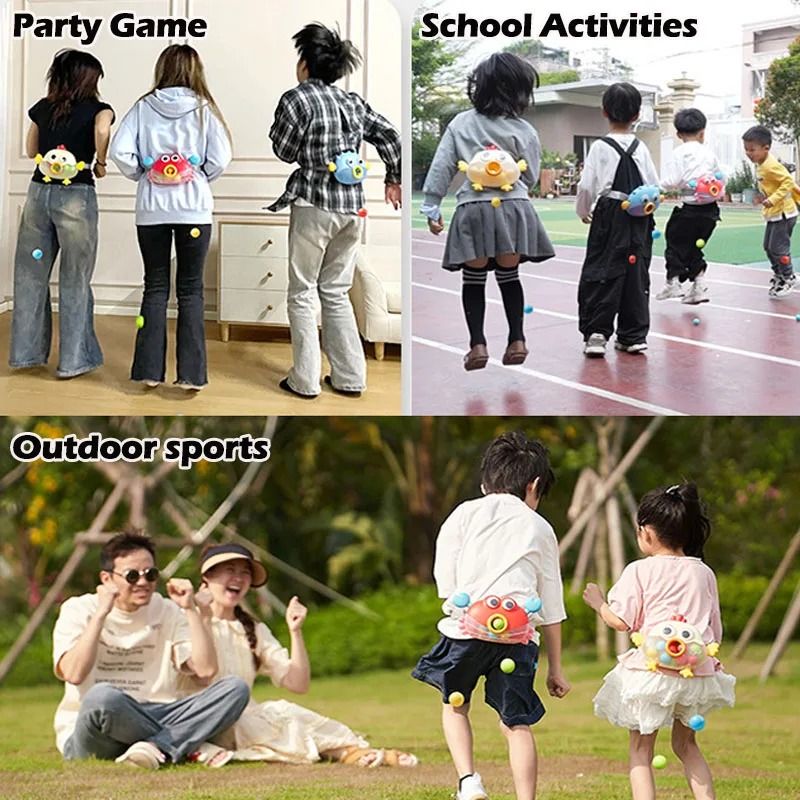 Cartoon Shake Ball Game For Kids Outdoor Interactive Training Toy 7