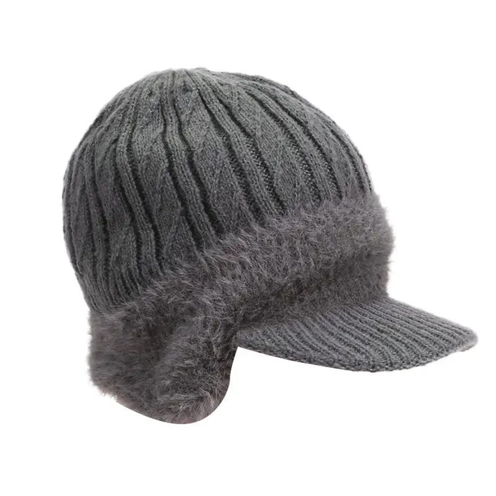 Unisex Plush Fur Lined Winter Earflap Beanie Hat For Outdoor Sports 4