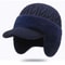 Unisex Plush Fur Lined Winter Earflap Beanie Hat For Outdoor Sports 1