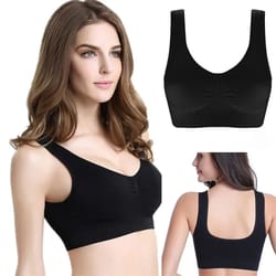 womens seamless sports bra crop top breathable fitness tube