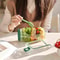 Leakproof Portable Salad Box With Side Opening Lid For Lunch And Fruit 6