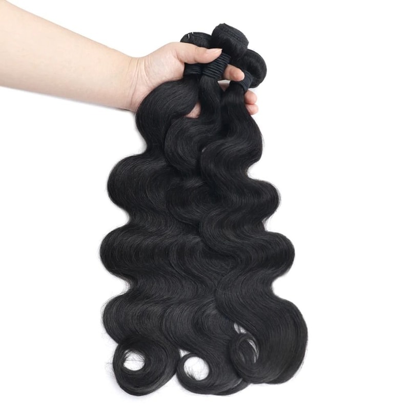 Brazilian Body Wave Remy Human Hair Bundles Double Weft Extensions 38 To 40 Inch 4