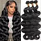 Brazilian Body Wave Remy Human Hair Bundles Double Weft Extensions 38 To 40 Inch 0
