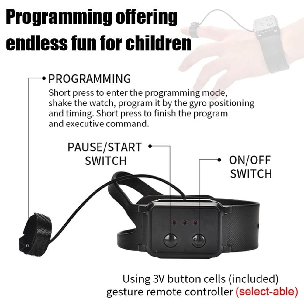 24G Intelligent RC Robot Car With Gesture Control And Sound Effects 11