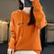 Korean Style Loose Fit Knitted Hoodie Women Cozy Spring To Winter Pullover 2