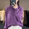 Korean Style Loose Fit Knitted Hoodie Women Cozy Spring To Winter Pullover 6