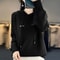 Korean Style Loose Fit Knitted Hoodie Women Cozy Spring To Winter Pullover 3