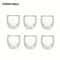 Double Wall Insulated Glass Espresso Cups Clear Thermal Coffee Mugs 80ml 250ml 450ml 2