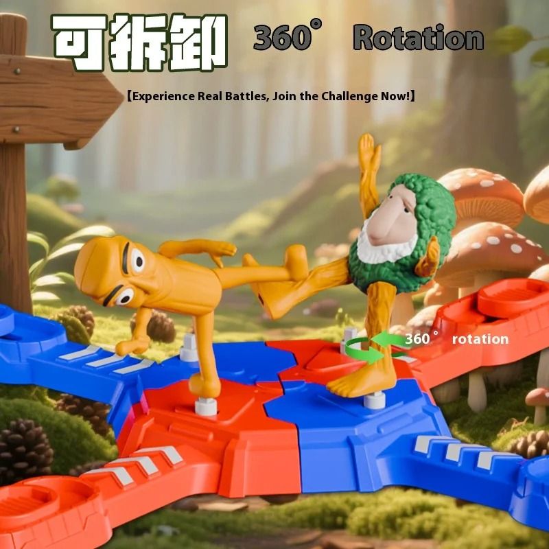 Shanhaijing Wooden Stick Battle Game Multiplayer Arena Toy For Kids And Families 5