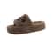 Womens Furry Slippers Plush Fur Slide Sandals For Home And Party 3