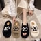 Womens Furry Slippers Plush Fur Slide Sandals For Home And Party 0