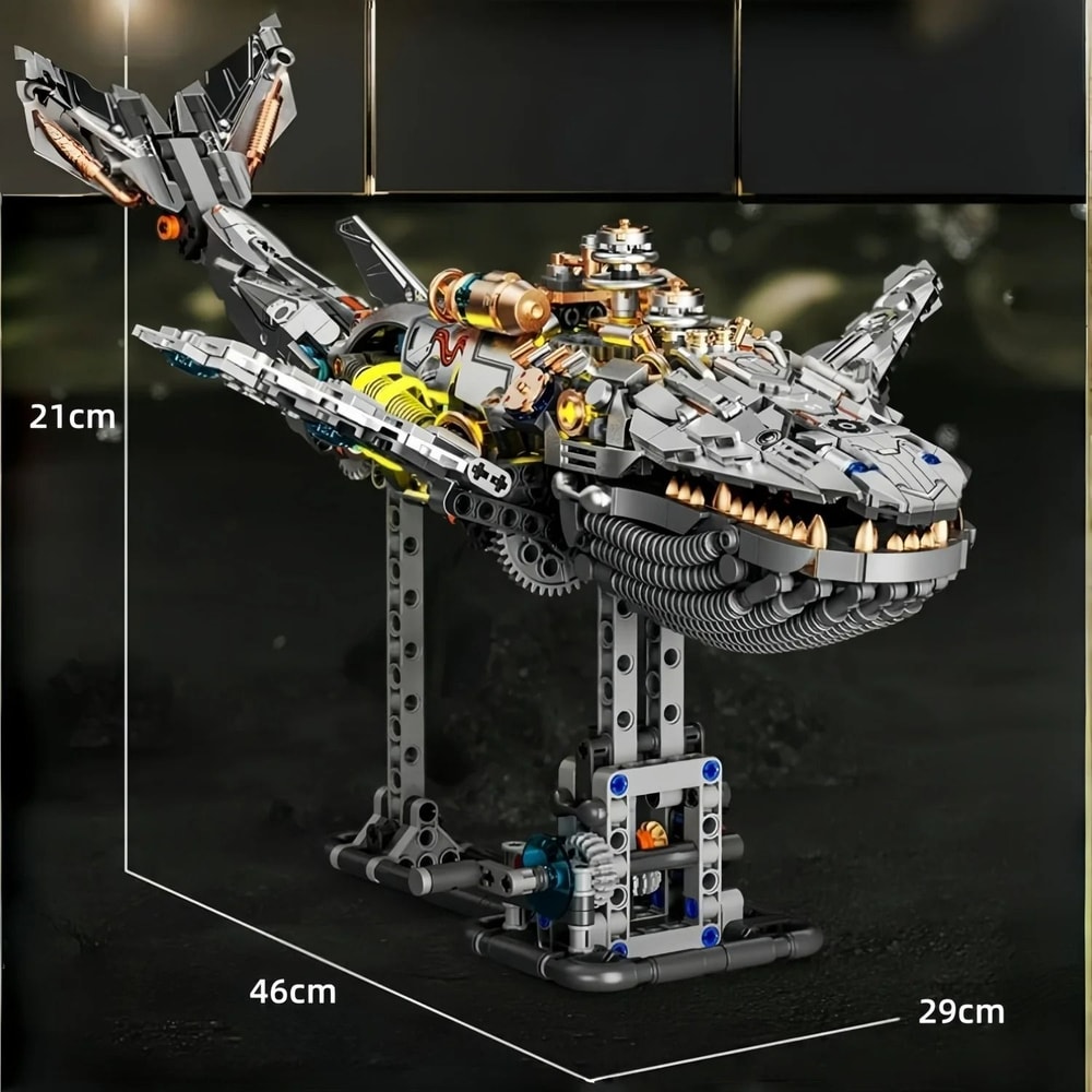 866PCS Mechanical Dragonfly Building Blocks STEM Construction Kit 13