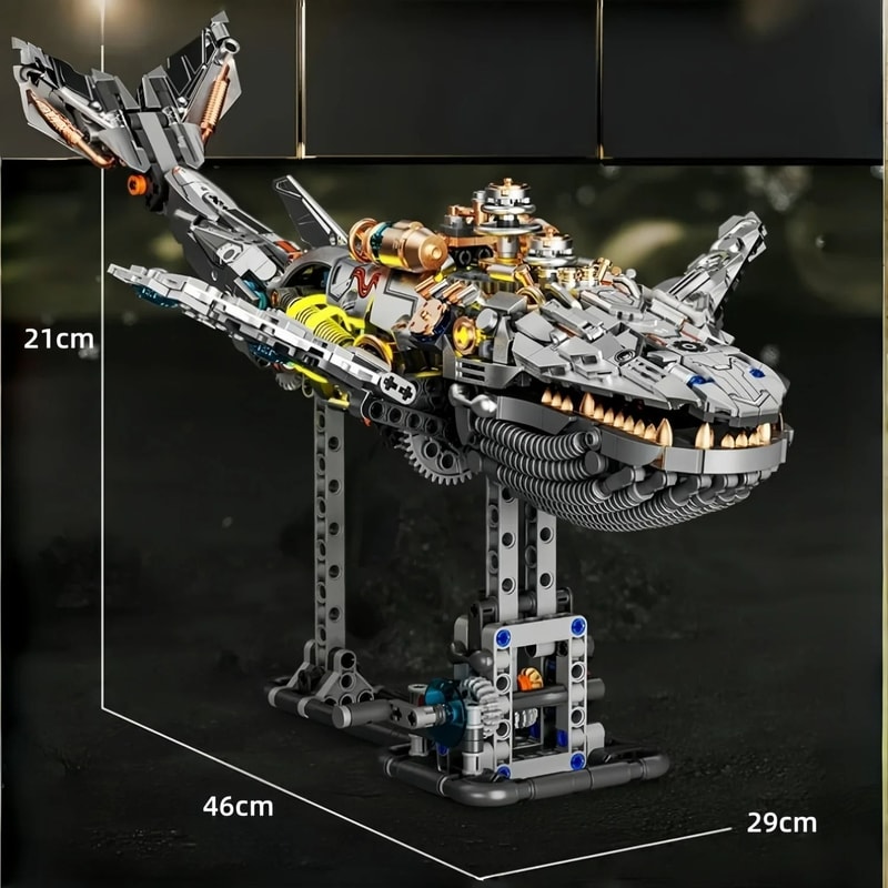 866PCS Mechanical Dragonfly Building Blocks STEM Construction Kit 13