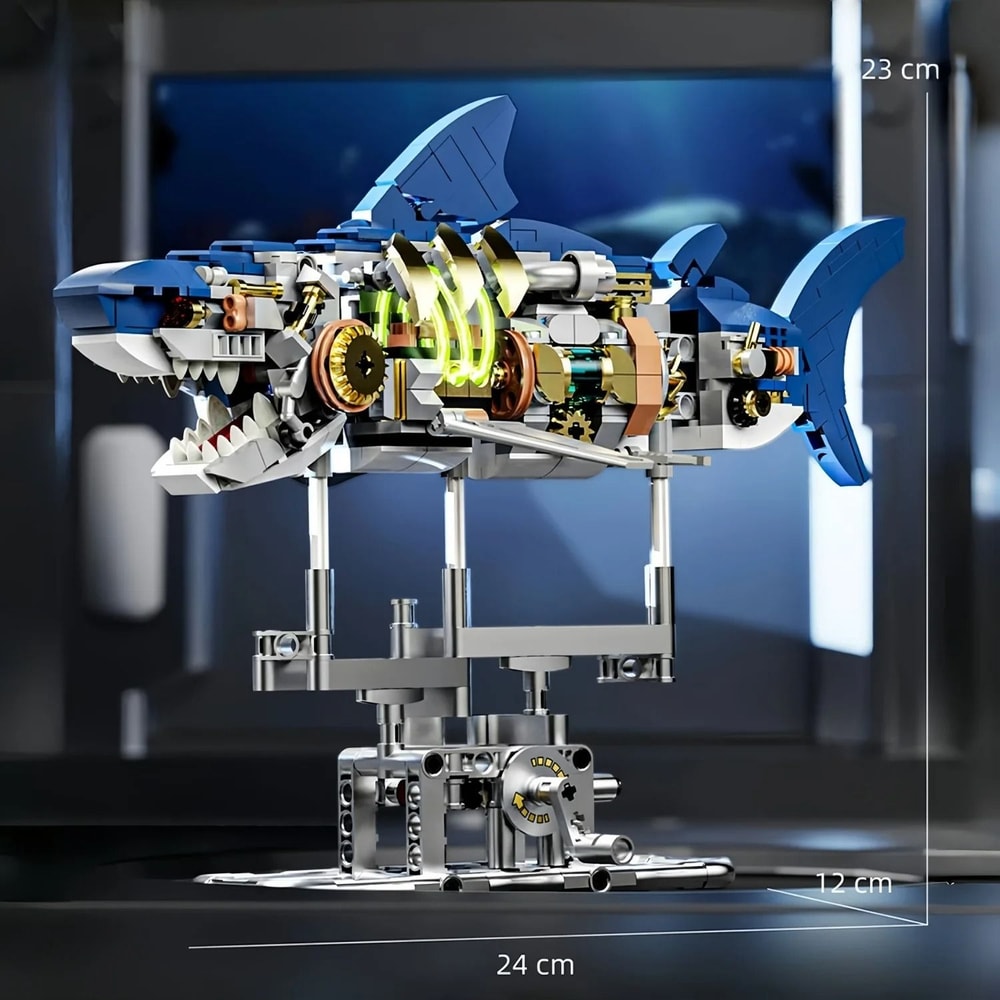 866PCS Mechanical Dragonfly Building Blocks STEM Construction Kit 17