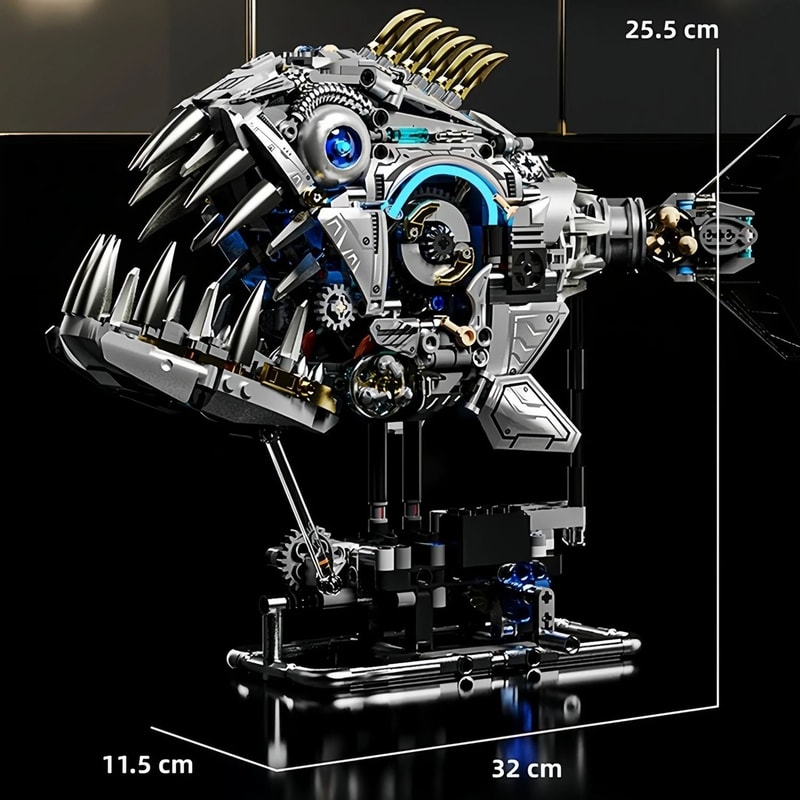 866PCS Mechanical Dragonfly Building Blocks STEM Construction Kit 7