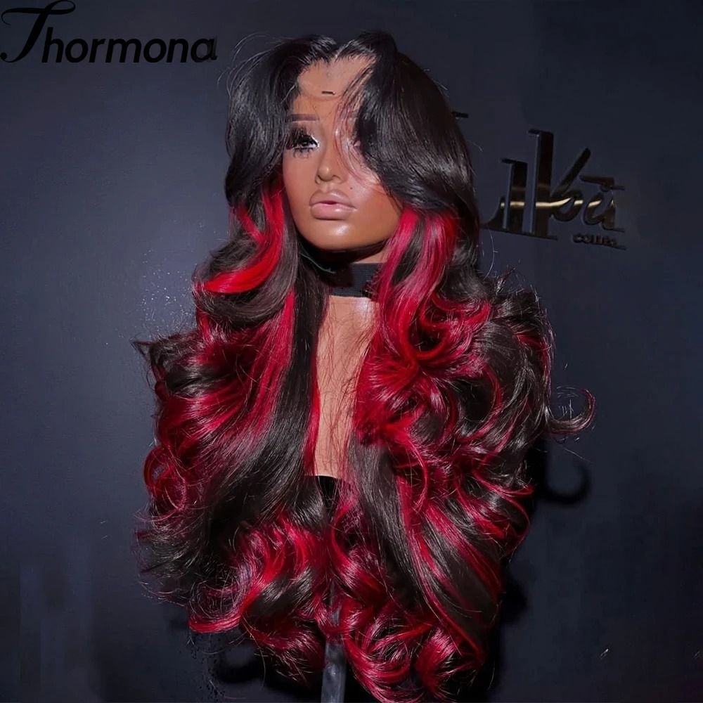Balayage Blonde 13x6 Lace Front Body Wave Wig HD Synthetic Honey Ombre 4