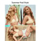 Balayage Blonde 13x6 Lace Front Body Wave Wig HD Synthetic Honey Ombre 6