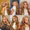 Balayage Blonde 13x6 Lace Front Body Wave Wig HD Synthetic Honey Ombre 7
