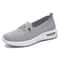 Womens Breathable Mesh Slip On Sneakers Orthopedic Platform Trainers 1