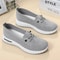 Womens Breathable Mesh Slip On Sneakers Orthopedic Platform Trainers 8