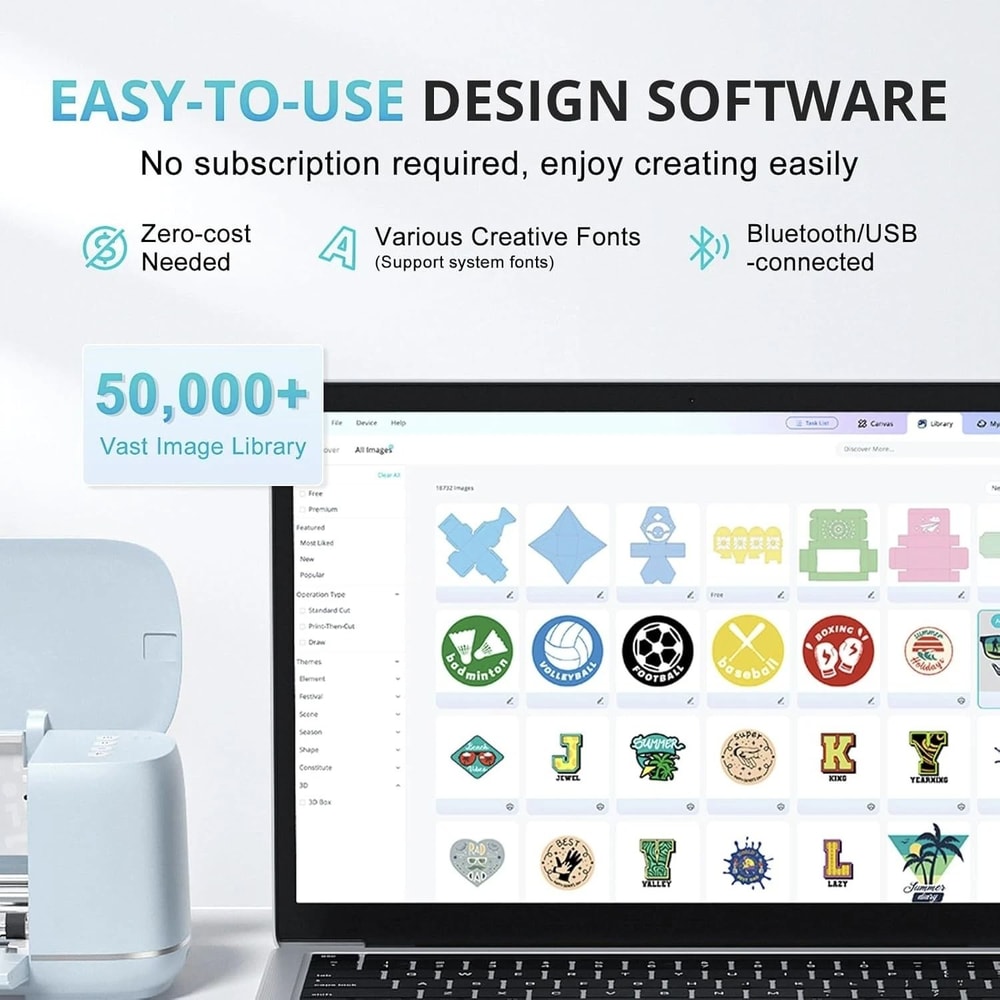 LOKLiK DIY Vinyl Cutter Machine For Custom Cards And Craft Projects 8