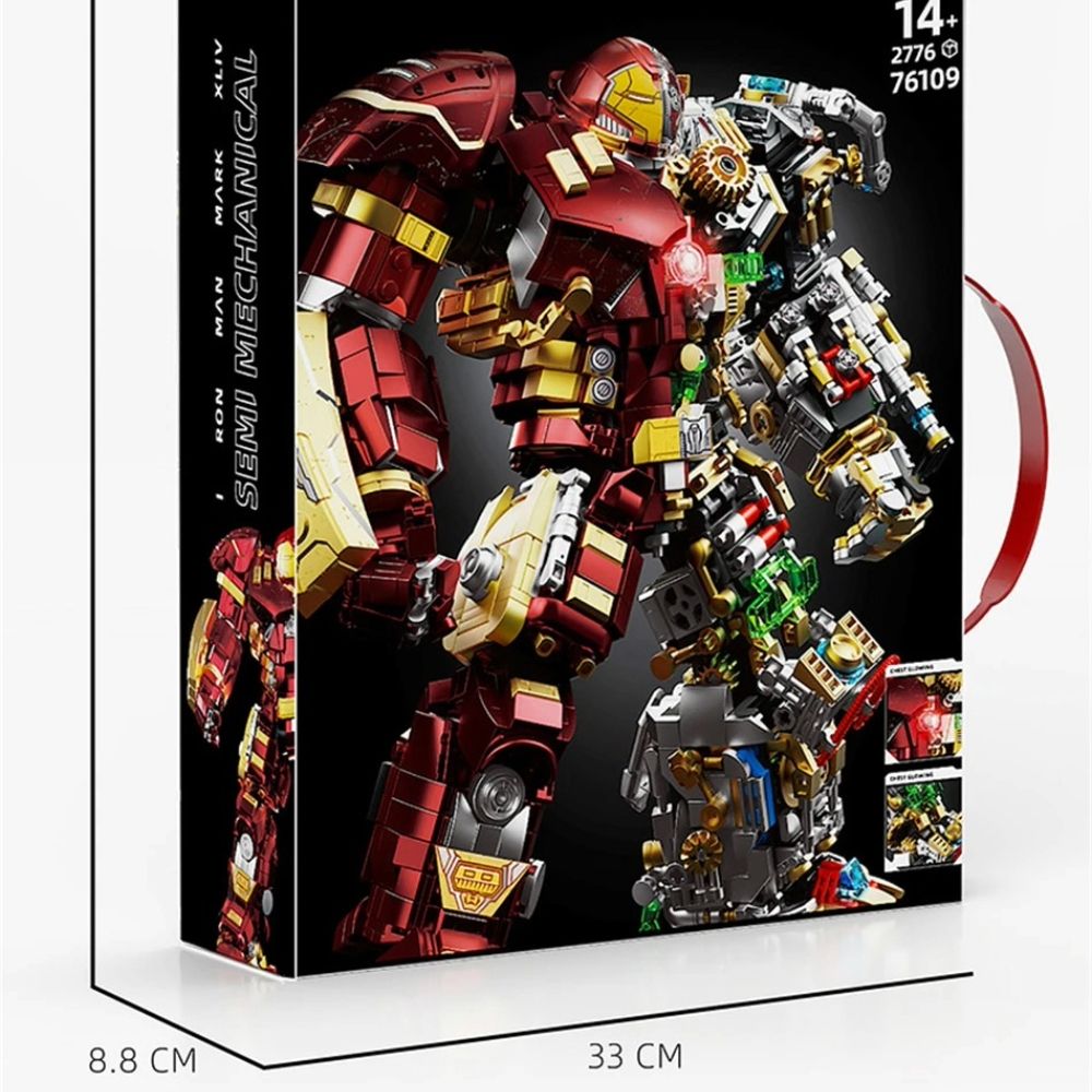 Iron Heroes Mech Building Blocks Action Figure DIY Brick Set 2