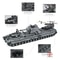 WW2 Soviet KV 2 Tank Building Blocks Military Model DIY Brick Set 4